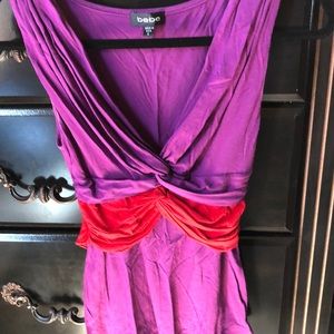 Bebe v neck top. This top is perfect for the Barbie theme going on right now.